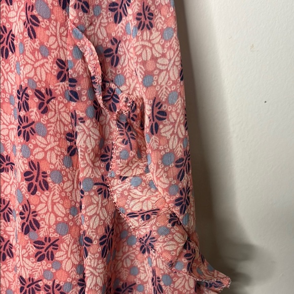 Talbots Pink and Purple Floral Blouse - Picture 10 of 14